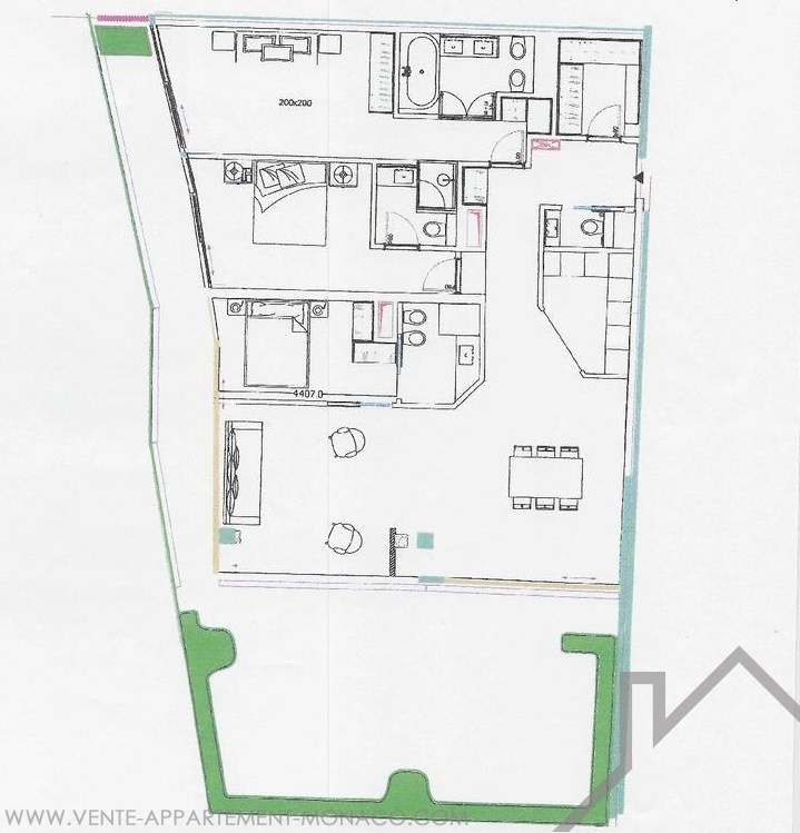 Exotic Jardin New Construction 3 Bedrooms Flat Sea View