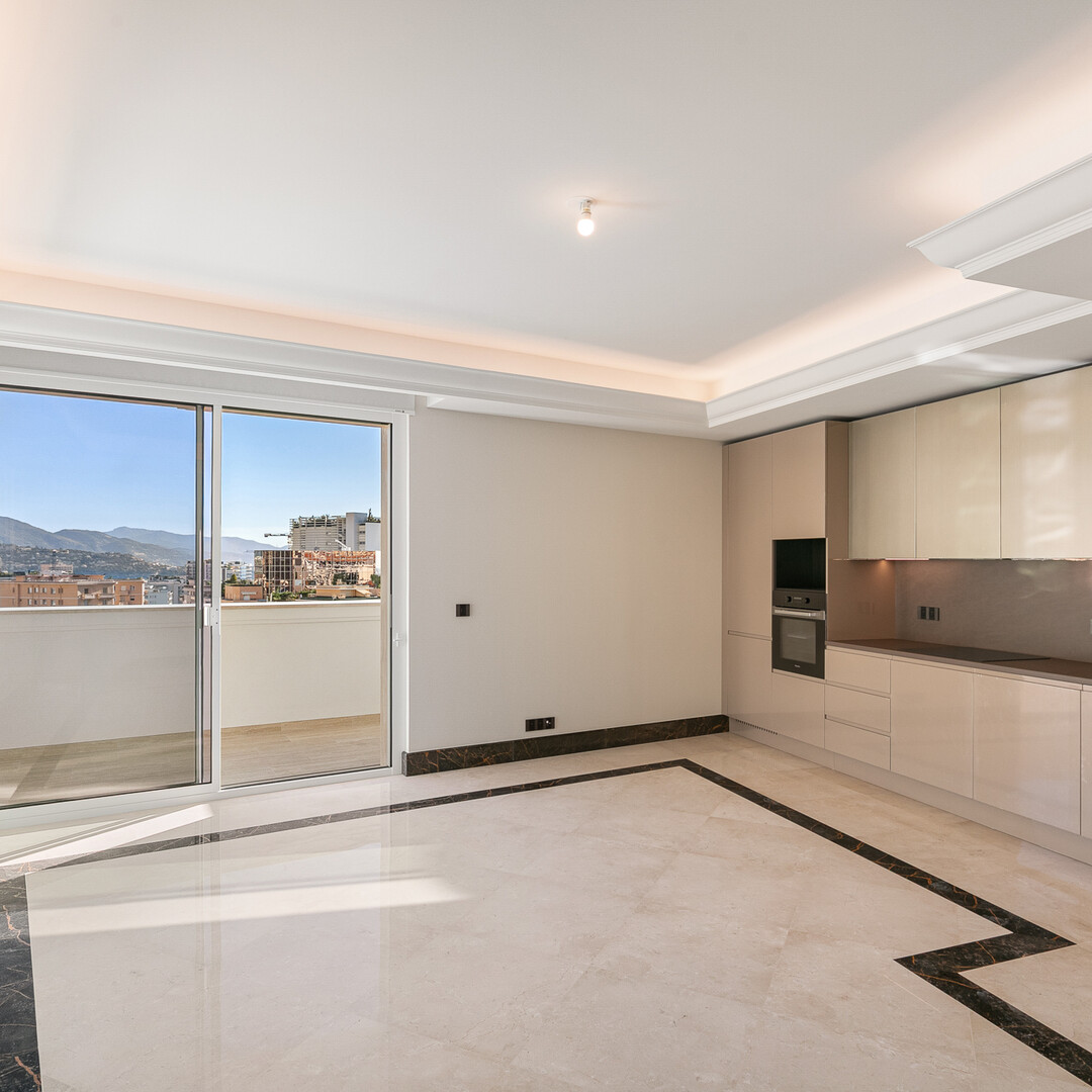 Exclusive Large 2 room apartment with parking Villa Ninetta Moneghetti Monaco - Properties for sale in Monaco