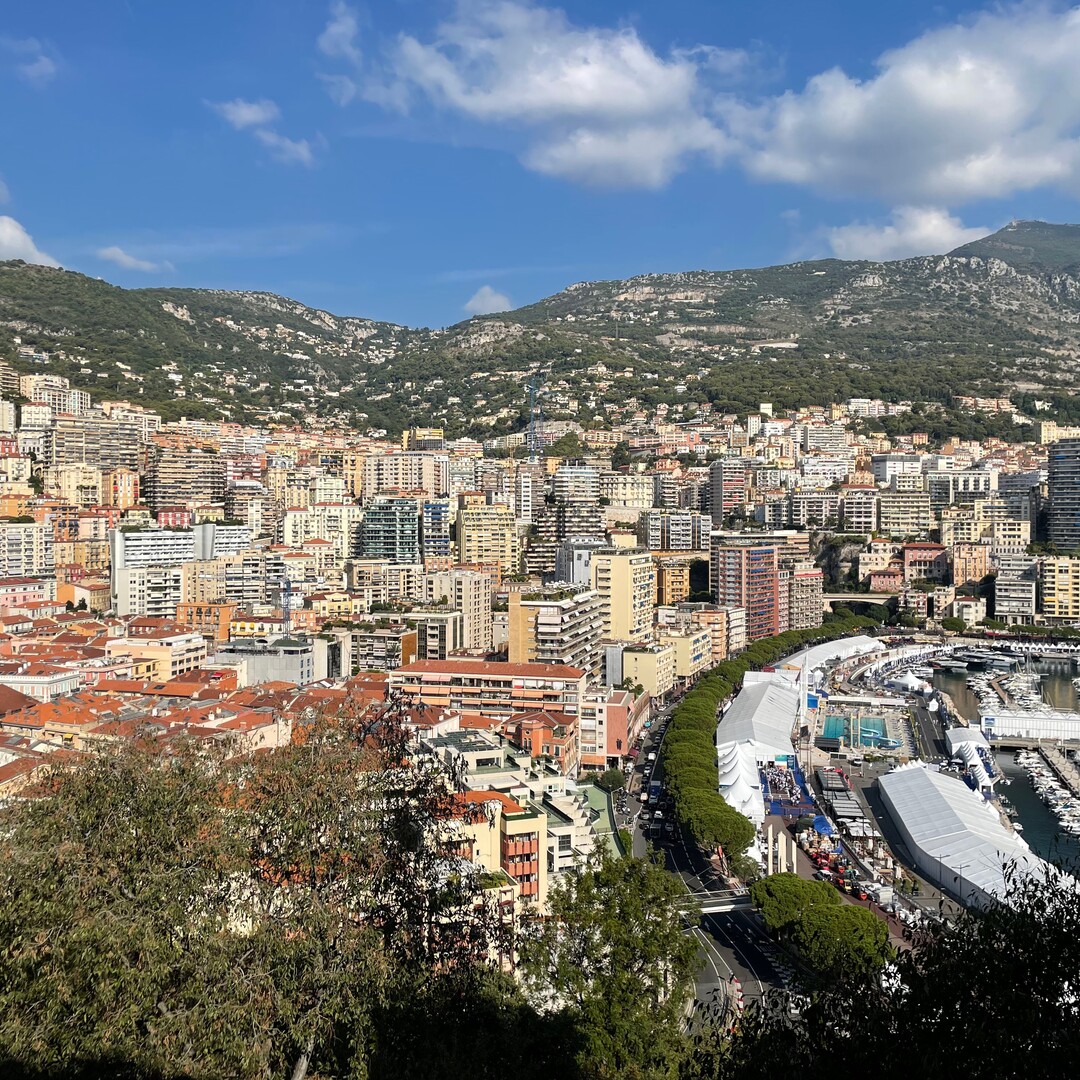 Spectacular and unique view of Monaco