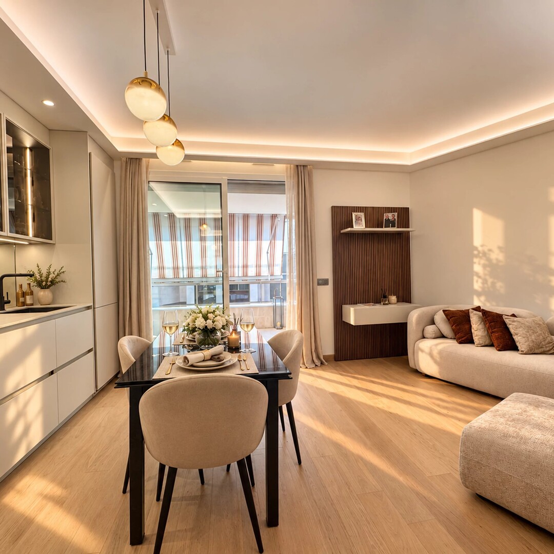 Fully renovated & furnished 3-room apartment