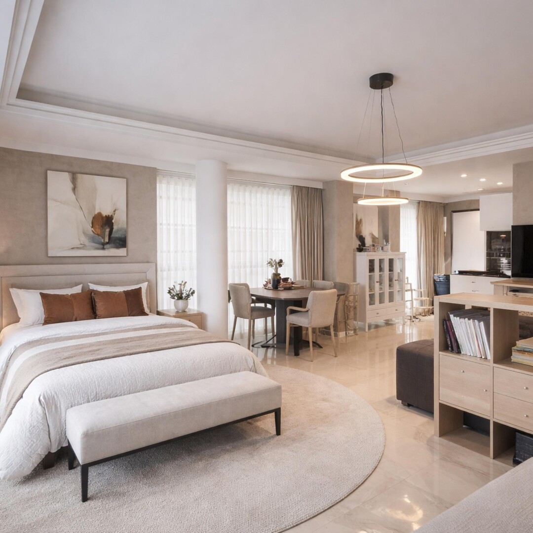 Several and spacious studios in the heart of La Condamine