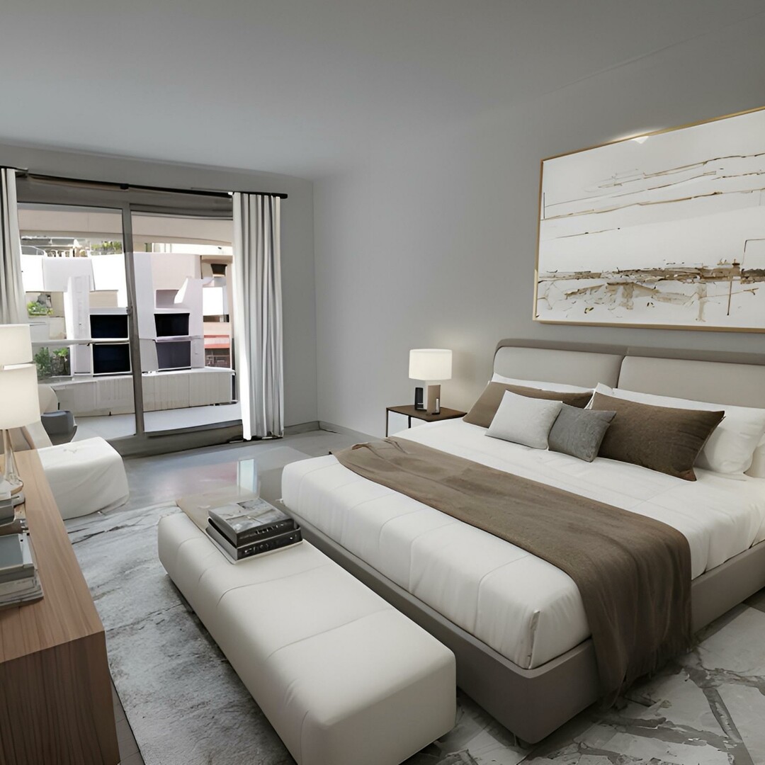 Large modern studio with a terrace and view | Parking, cellar, usage mixed