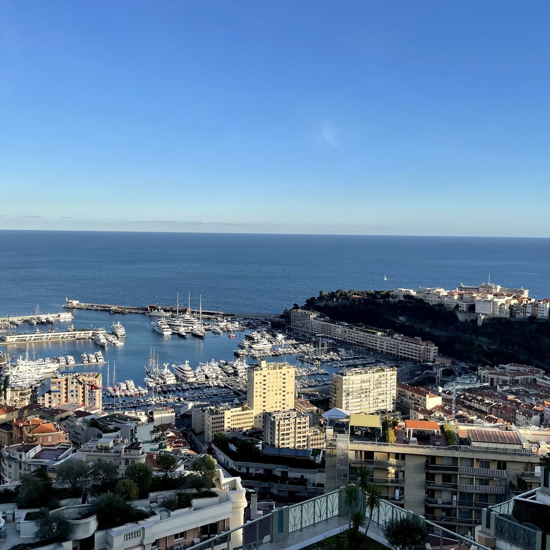 Penthouse with a rooftop terrace and panoramic seaview