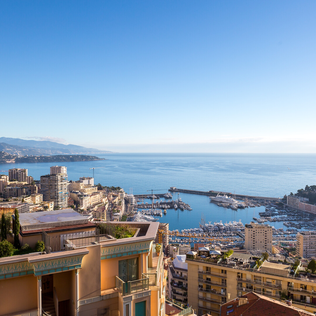 LIGURES - Jardin Exotique - Panoramic Sea View - 2-Bedroom Flat - Properties for sale in Monaco